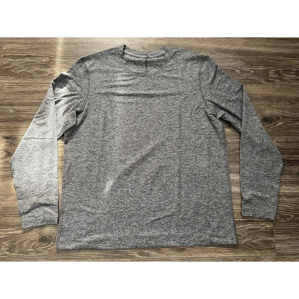 Lululemon Long Sleeve Heathered Gray Men's Shirt
